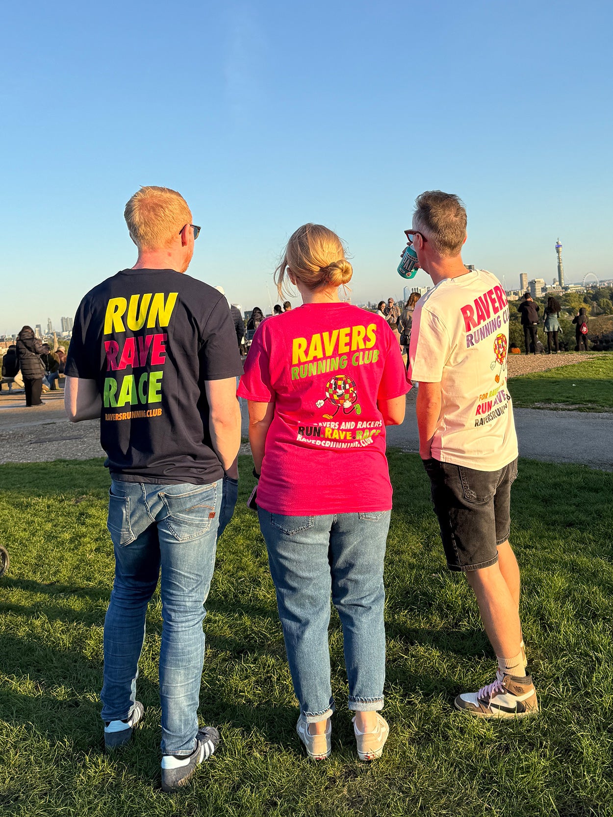 Navy Run Rave Race Raving T Shirt (Unisex)